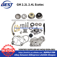 MBSGSW Timing Chain Kit VCT Actuator Oil Pump & Water Pump for GM 2.2L 2.4L 2009-2015 Ecotec 12608580 90537632 24461834
