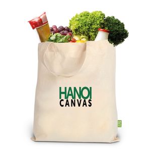 Sac fourre-tout à manche en coton écologique de haute qualité sac cadeau d'épicerie en toile réutilisable imprimé sur mesure logo OEM ODM - Product Image 5