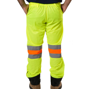Pantalon de travail réfléchissant 100% coton pour hommes, logo personnalisable, vêtements de travail cargo imperméables pour l'exploitation minière - Product Image 5