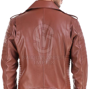Venta directa de fábrica, chaqueta de invierno de cuero para hombre, chaqueta de cuero ligera para hombre, chaqueta de cuero de talla grande - Product Image 6