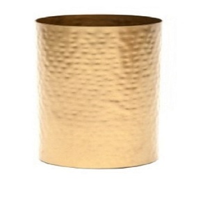 New Arrival <b>Copper</b> Color Metal Top Quality Cylinder Shape Table Top Decorative Flower <b>Vase</b> Handcrafted Metal Flower <b>Vase</b> - Product Image 1
