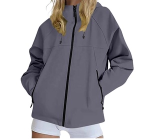 Wholesale Pure Color 100% Polyester Factory Price Men and Women Waterproof Raincoat Breathable <b>Rain</b> <b>Jacket</b> - Product Image 2