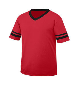 Jerseys de fútbol americano personalizables poliéster secado rápido manga holgada rayas bordado impreso de talla grande diseño de fábrica - Product Image 5