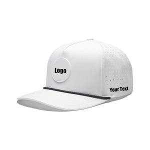 Gorra de Golf Impermeable con Visera, Cuerda Personalizada, Transpirable, con Orificios Cortados con Láser, 5 Paneles, Ligeramente Curvada, Estilo Deportivo, Unisex, Tela Oxford, Gorra para el Sol - Product Image 5