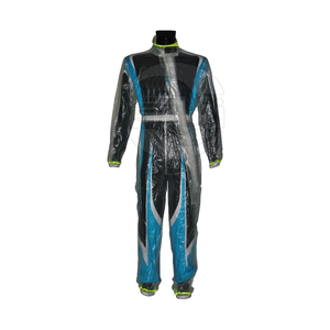Ensemble de vêtements de sport de haute qualité entièrement personnalisé Respirant Léger Go Kart Racing Combinaison de pluie Plus Size Caractéristique Imperméable - Product Image 5