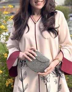 Glam Luxury Metallic Clutch For Women Crafted For Weddings Receptions Evening Party Purse With Chain Strap Unique Designer - Product Image 2