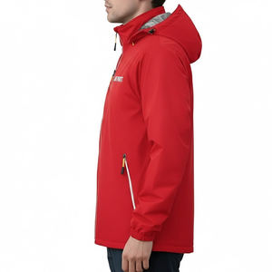 Veste coupe-vent d'hiver pour homme de bonne qualité, à capuche, couleur unie, style streetwear, imperméable, respirante, veste de pluie pour adultes - Product Image 3