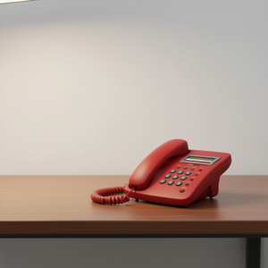 Teléfono Fijo Rojo NEMO para Sistema de Llamadas y Localizadores - Product Image 3