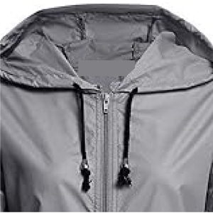 Vente en gros Veste en nylon décontractée unisexe légère et imperméable avec fermeture éclair enduite Logo personnalisé Service OEM pour le printemps - Product Image 5