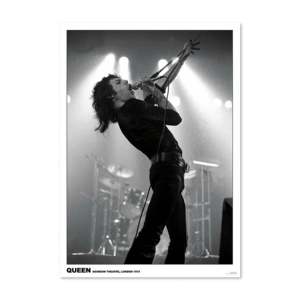 Freddie Mercury Queen <b>Poster</b> 1974 Rainbow Theatre London Modern Style 61x91,5 cm Paper Wall Art - Product Image 1