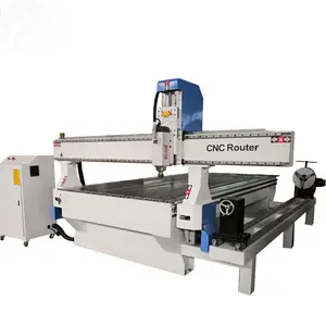 Mesin router elektrik, alat pemotong kayu 1325 baru 1325 pembuatan pintu kayu mesin cnc router dengan Putar