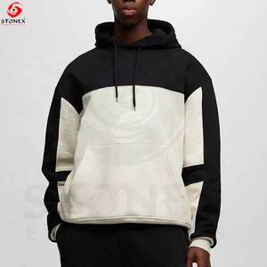 Sudadera con capucha para hombre vintage sudaderas con capucha de algodón de gran tamaño de alta calidad personalizado 500gsm Sudadera con capucha en blanco de gran tamaño - Product Image 5