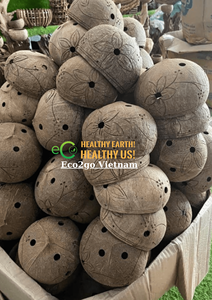 Vente chaude 2024!! Pot de plante de noix de coco pour cultiver des plantes/Pot de plante de noix de coco de haute qualité par Eco2go Vietnam - Product Image 6