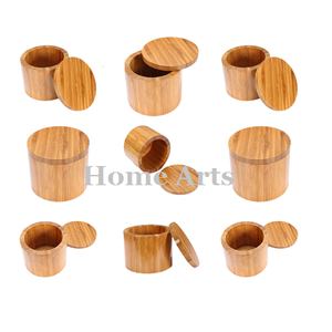Boîte de récipient de sel en bois boîte de rangement de taille et de forme personnalisées de qualité supérieure pour l'utilisation de la vaisselle à la maison d'hôtel - Product Image 5