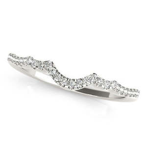 Juego de Joyería Fina de Oro Blanco de 14k - Anillo de Compromiso y Alianza de Diamantes de 0.50ct - Product Image 2