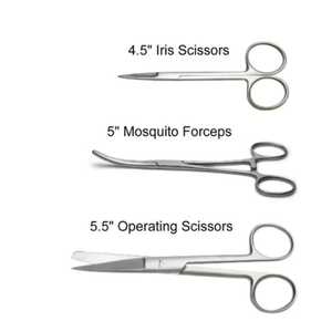 Instruments de dissection, kit de dissection vétérinaire pour étudiants et professionnels, ensemble d'outils durables, instruments chirurgicaux - Product Image 1