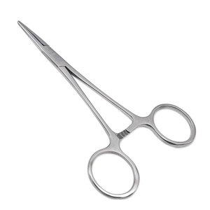 เครื่องมือผ่าตัด สแตนเลสสตีล ใช้แรงมือ  คีมจับแบบตรง ฮาลสตีด มอสกีโต้ เบอร์ 5 - Product Image 1