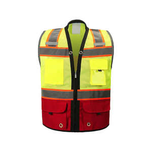 Vêtement de travail haute visibilité, veste de sécurité sans manches avec bande réfléchissante pour les travailleurs du bâtiment et les travailleurs en extérieur - Product Image 6