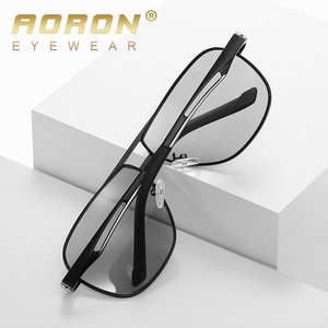 A788 aoron แว่นตาผู้ชายเลนส์โพลาไรซ์ทรงสี่เหลี่ยมทำจากโลหะคุณภาพสูงแบบคลาสสิก - Product Image 3