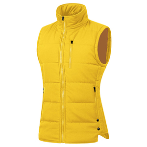 Diseño personalizado de alta calidad impermeable de las mujeres ligeras Puffer chaleco 100% poliéster cálido al aire libre chaqueta sin mangas - Product Image 1