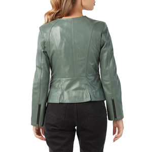 Top Custom Made high quality Breathable <b>Women's</b> <b>Jacket</b> <b>Leather</b> Solid <b>Jacket</b> for <b>Woman</b> High Quality <b>Leather</b> <b>Jackets</b> - Product Image 2