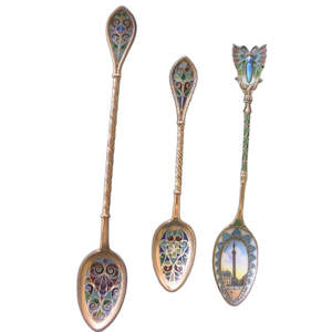 Ensemble de couverts de qualité supérieure 5 pièces couverts en acier inoxydable fabriqués à la main élégant Style américain Vintage et moderne placage à l'or de haute qualité - Product Image 4