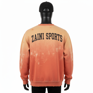 เสื้อสเวตเตอร์กันแดดแบบพรีเมี่ยม, เสื้อ350GSM คอตตอนผ้าฟลีซนุ่มระบายอากาศได้ดีสีตกติดหน้าจอออกแบบได้ตามต้องการพิมพ์โลโก้ได้ตามต้องการ - Product Image 4