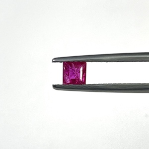 Rubíes Naturales de Mozambique de Alta Calidad, Calibrados y Tratados, Tamaño 3.5-4.5mm, Corte Cuadrado, Color Rojo Rosado, Piedras Preciosas Sueltas para Joyería - Product Image 3