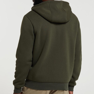 Sudadera con Capucha de Forro Polar Orgánico Personalizada para Hombre, Mezcla de Poliéster/Algodón con Cremallera Completa, Bolsillo con Capucha, Anti-Pilling, Tinte Liso para Invierno - Product Image 6