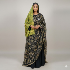 Tissu en mousseline jacquard de haute qualité, motif floral, pour vêtements de mariage, filles, vente chaude 2026, luxueux, somalien, Fransawi, Dirac - Product Image 1
