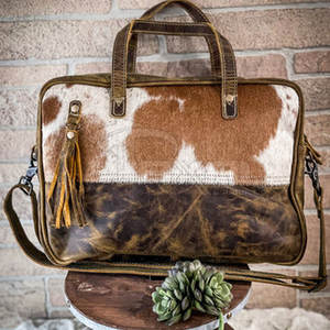 กระเป๋าแล็ปท็อปหนังวัวสำหรับใช้งานกลางแจ้งกระเป๋าแล็ปท็อปหนังวัวแท้ผลิตจากปากีสถาน - Product Image 5
