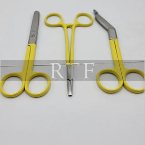 ชุดกรรไกรพยาบาลสแตนเลสพร้อมคีมห้ามเลือดกรรไกรทางการแพทย์และที่หนีบสำหรับพยาบาลโดยวัตถุดิบจนถึงละเอียด - Product Image 3
