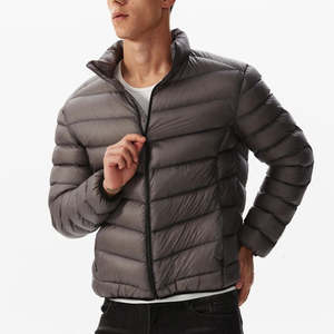Vente directe d'usine, vestes matelassées à capuche pour hommes, automne, design personnalisé, fermeture éclair extérieure, imperméable, respirante - Product Image 2