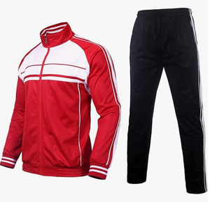Ensemble de survêtement deux pièces personnalisé pour hommes et unisexe, avec fermeture éclair, idéal pour l'entraînement et le jogging – Fournisseur en gros - Product Image 3