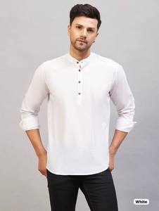 Exclusive Trending New Arrival High Quality Best Quality Hot Selling Amazing Rayon Chikan Work Short <b>Kurta</b> - Product Image 3