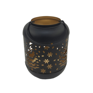 Lanternes à bougie en métal fini vert au design personnalisé pour la maison et le jardin, éclairage, décoration, lanterne de sol en vrac faite à la main - Product Image 6