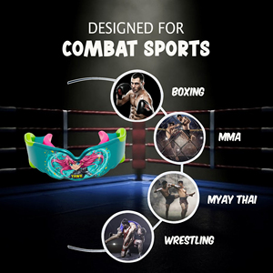 Protège-dents de luxe, design personnalisé, marque privée, qualité professionnelle, prix bas, vente chaude, protège-dents de conception personnalisée pour la boxe - Product Image 3