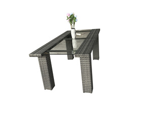 Ensemble de salle à manger moderne en polyrotin PRCF-173, mobilier d'extérieur fabriqué au Vietnam - Product Image 4