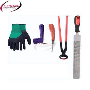 Kit de herramientas de corte de pezuñas de herrador de caballo reutilizable de 16 pulgadas, Juego de 4 piezas, pinza, escofina, cortador de pezuñas, base de cuchillo, selección de instrumentos quirúrgicos - Product Image 2