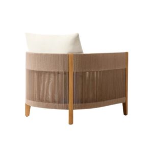Sillón de Madera para Exteriores Premium The Emma, Sillón de Jardín de Lujo para Hotel, Muebles Modernos para Patio y Resort, Diseño Personalizado - Product Image 4