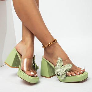 Nouvelles chaussures Mary Jane de style français printemps-été, ballerines rétro britanniques à semelle épaisse en cuir, chaussures à talons hauts élégantes et cool - Product Image 2