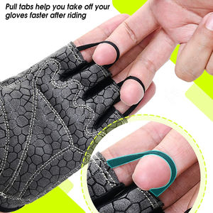 Gants d'entraînement en silicone sans doigts de haute qualité pour l'entraînement physique Gants de gymnastique d'haltérophilie-Fabriqués au Pakistan Unisexe. - Product Image 4