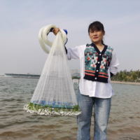 Filet de pêche américain à monofilament de nylon de haute qualité, fabriqué en Chine, pour lancer et attraper, avec cordon de serrage