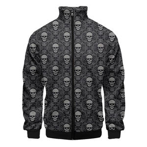 Blouson aviateur noir de haute qualité pour hommes avec col montant tendance hiver Logo OEM personnalisé décontracté vente en gros - Product Image 5