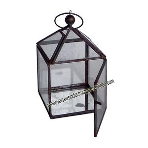 Linterna decorativa de metal de hierro para mesa más vendida con vidrio para el hogar, restaurante, Hotel, decoración de fiesta de Navidad - Product Image 2