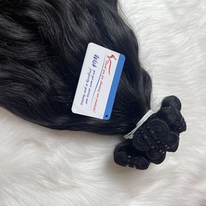 Wholesale Raw hair 100% Vietnamese human hair extensions unprocessed no chemical no shedding no <b>tangle</b> larger stock - Product Image 6