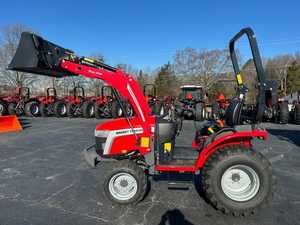 Massey Ferguson MF 1M.25 Mini Tractor Compacto con Cargador Frontal 25HP Hidrostático 4WD para Agricultura Paisajismo y Cuidado de Suelos - Product Image 5