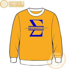 Sudadera de lana de algodón Sigma Gamma Rho personalizada de alta calidad, Jersey bordado, chaqueta para mujer, ropa griega, estilo de hermandad - Product Image 1