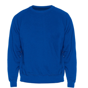 เสื้อสเวตเชิ้ตผู้ชายขายส่ง ผ้าฝ้าย 100% ซับในขนแกะ แขนยาว คอกลม หนานุ่ม รับผลิตแบบ OEM พิมพ์ลาย ซักแล้ว - Product Image 1