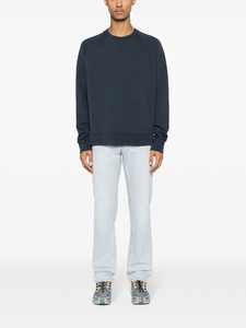 Sudadera azul marino para hombre y mujer, jersey de cuello redondo de algodón suave, ajuste cómodo informal para uso diario - Product Image 2